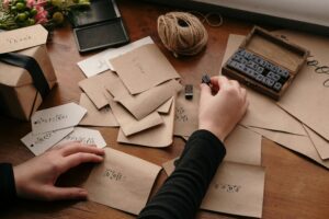 handwritten scrapbook typography trend 2025