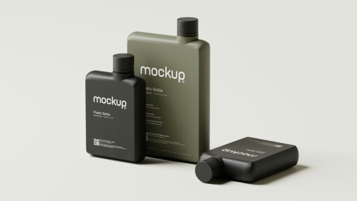 Modern product packaging with trendy 2025 fonts reflecting bold and human-centered design