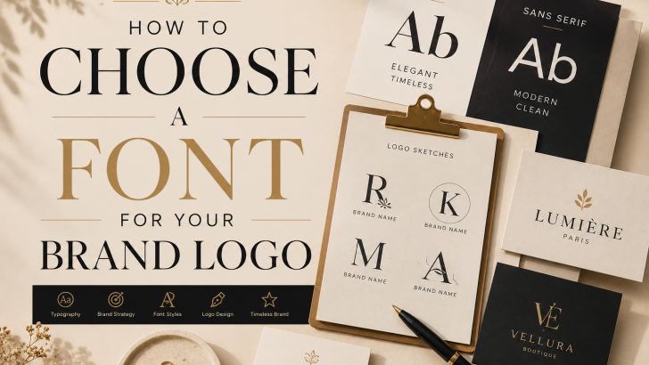 HOW TO CHOOSE A FONT FOR YOUR BRAND LOGO