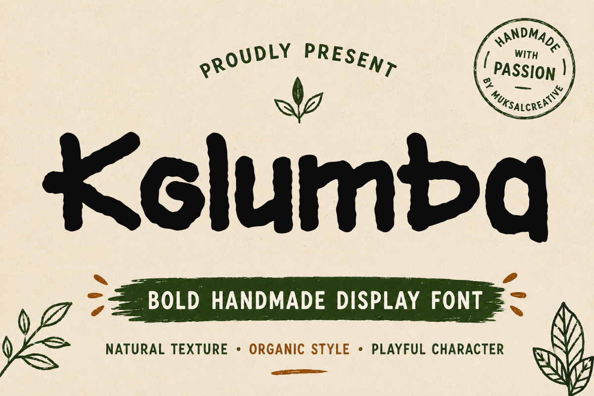 Kolumba – Handmade Display Font