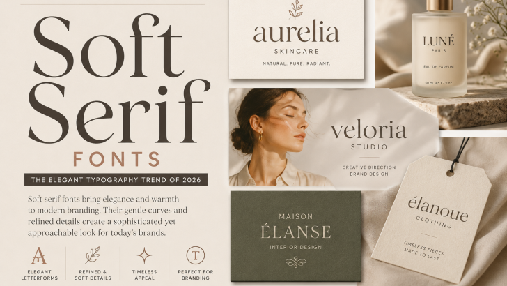 soft serif fonts for elegant modern branding in 2026