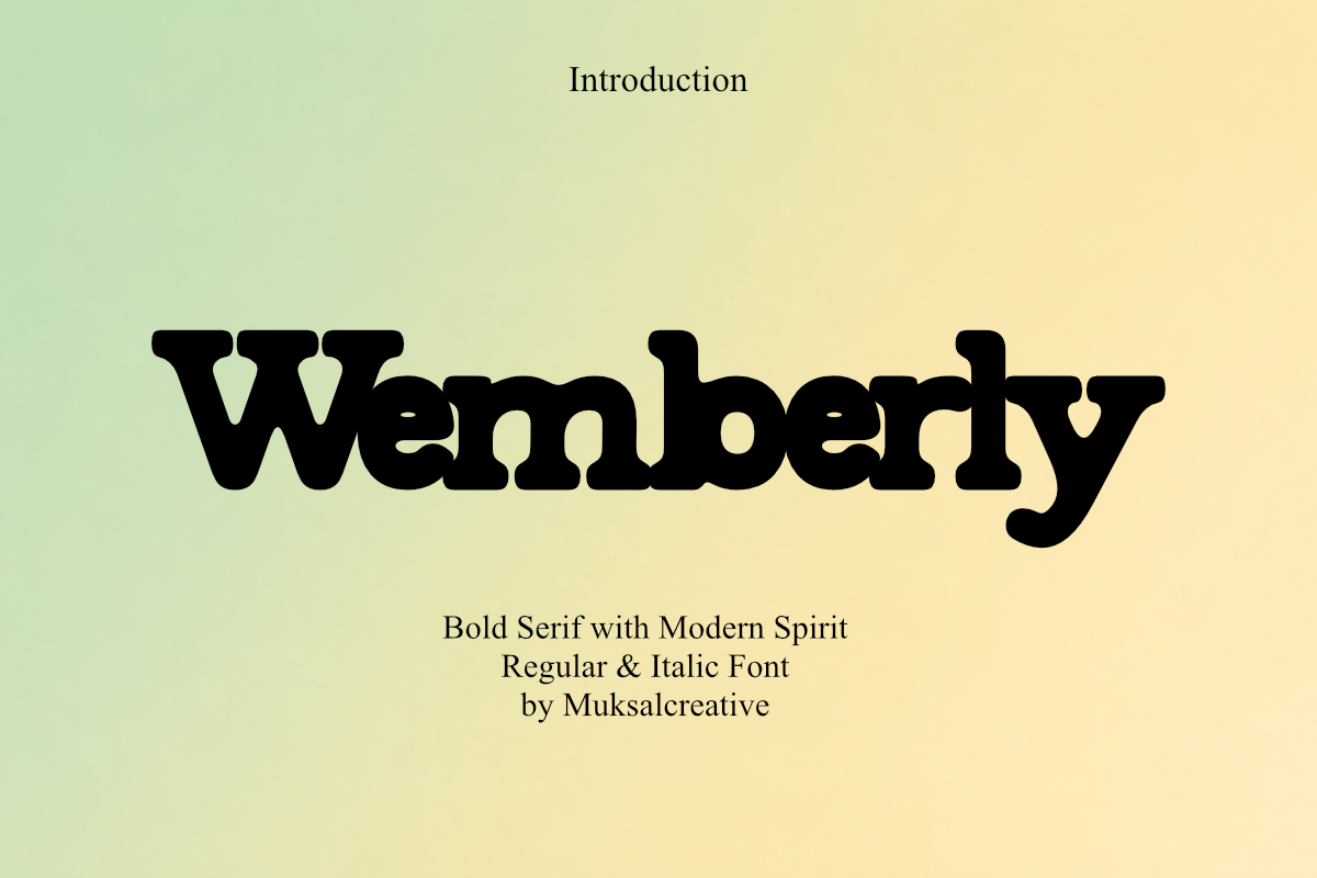 Wemberly — Bold. Friendly. Memorable.