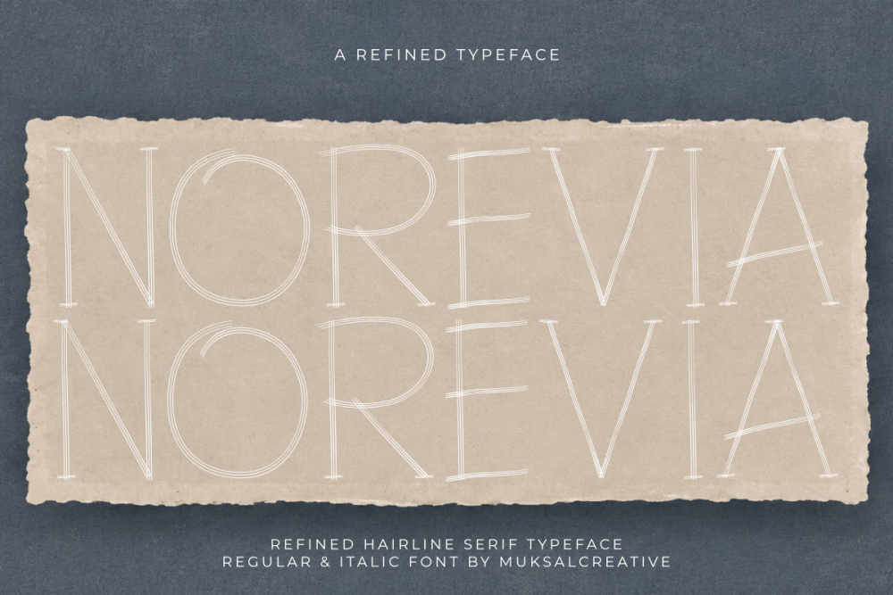 NOREVIA — Elegant Hairline Serif